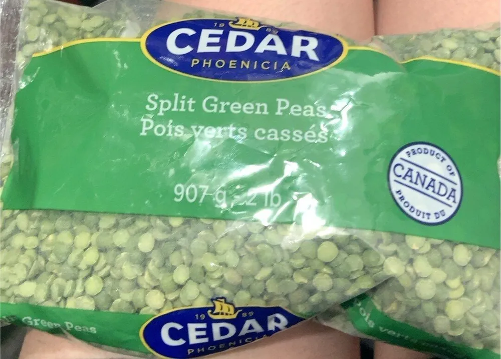Pois verts cassés