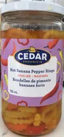 Rondelles de piments bananes forts