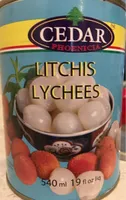 Litchis en canne