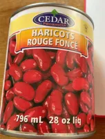 Haricots rouge foncé