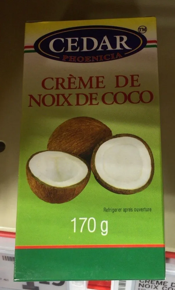 Creme de noix de coco