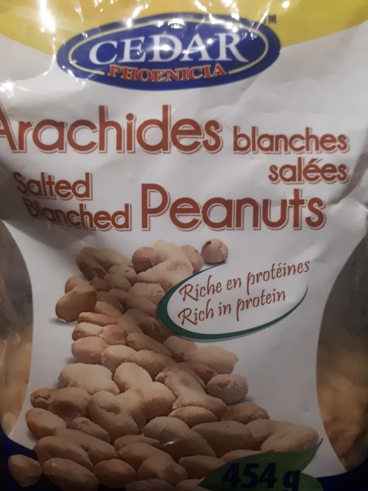 Arachides blanches salées