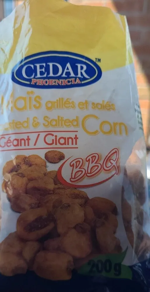 Maïs grillés et salés