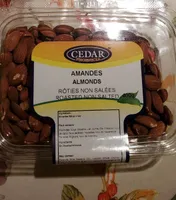 Amande rôties non salées