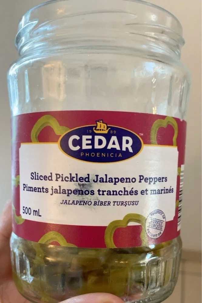Piments jalapenos tranches et marines