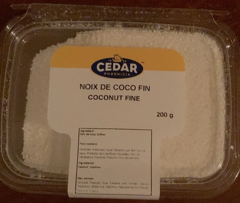 Noix de coco fin