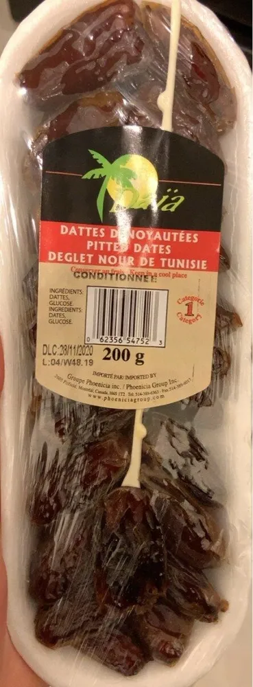 Dattes dénoyautées