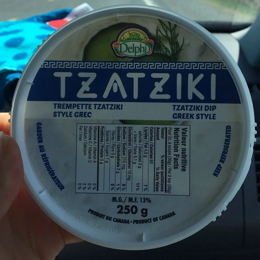 Trempette Tzatziki