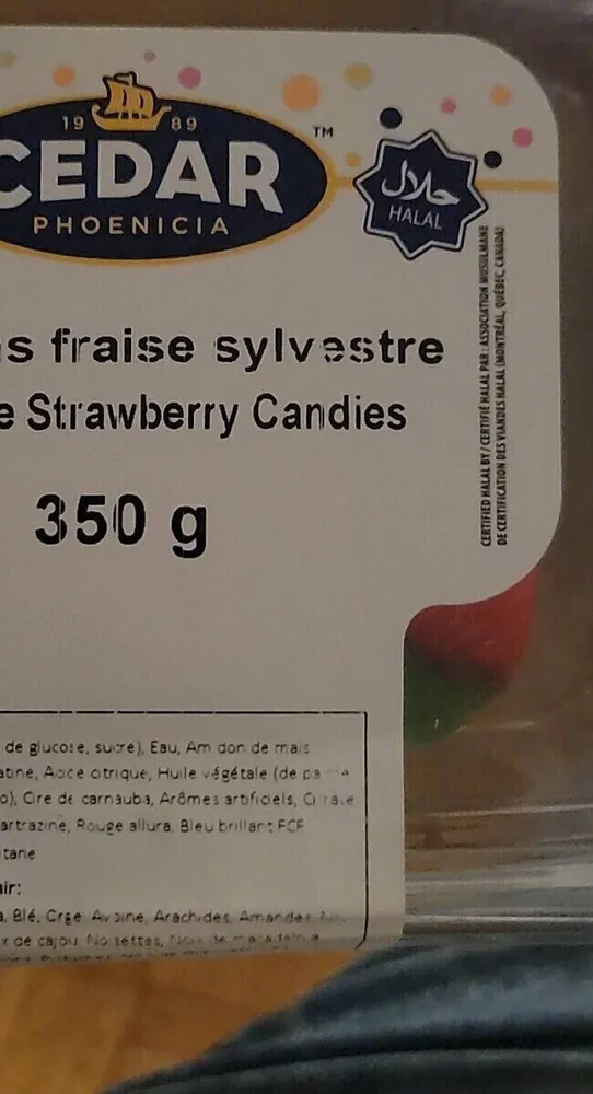 bonbons fraise sylvestre