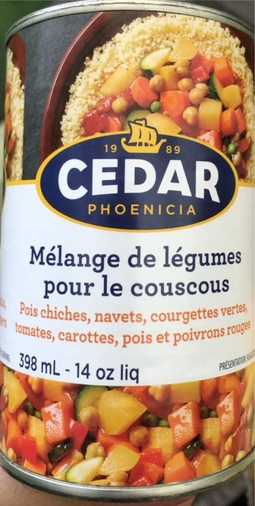 Mélange de légumes pour le couscous
