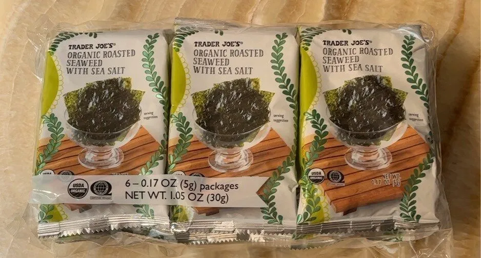 Organic Roasted Seaweed with Sea Salt