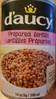 Lentillles Préparées