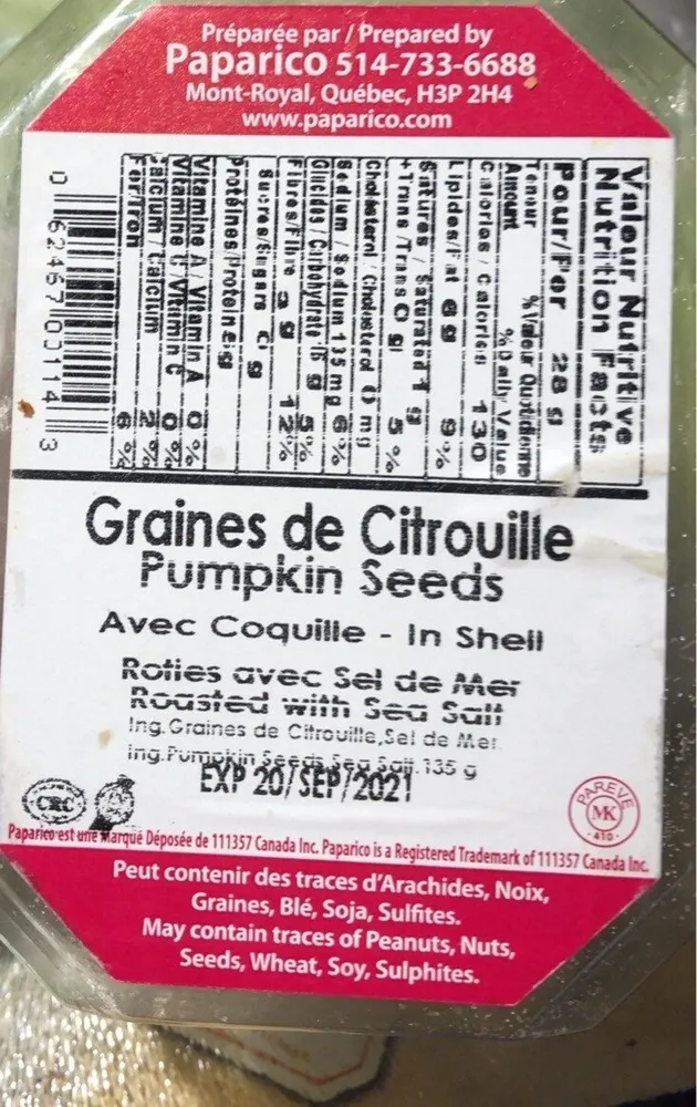 Graines de citrouille