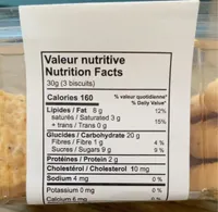 Biscuit Orange Canneberge