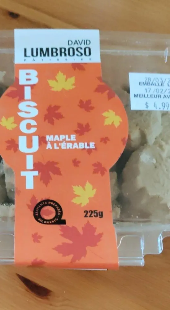 Biscuit à l'érable