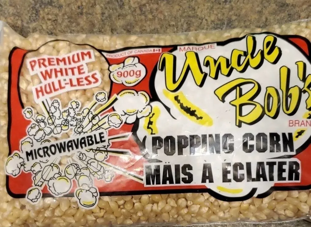 Popping Corn Premium White Hulless