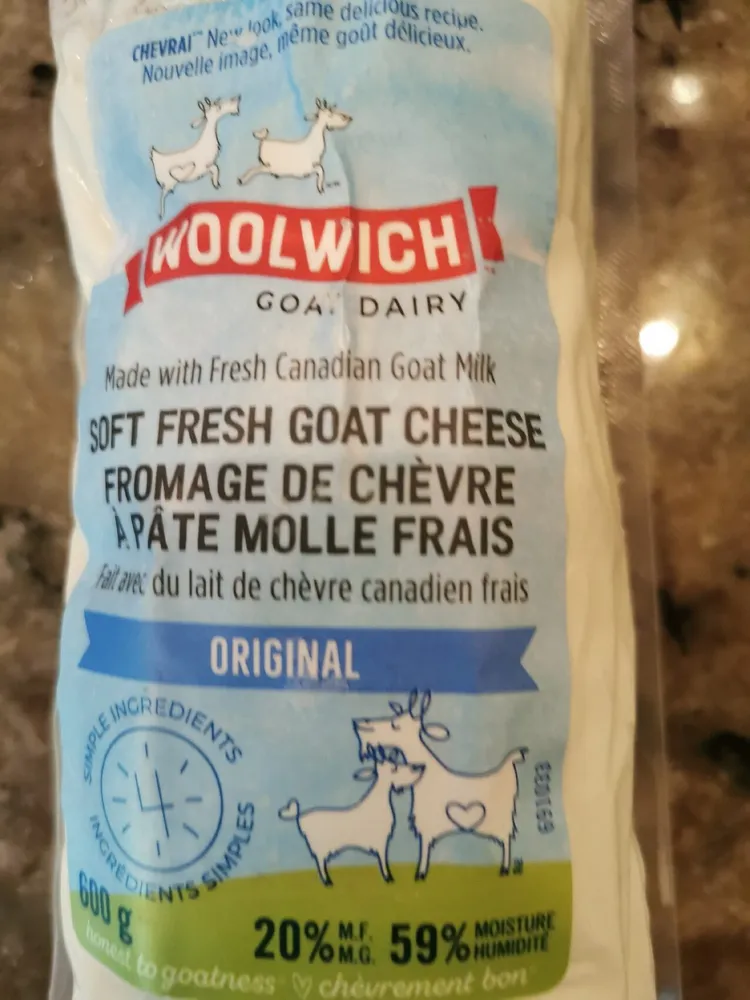 Soft fresh goat cheese