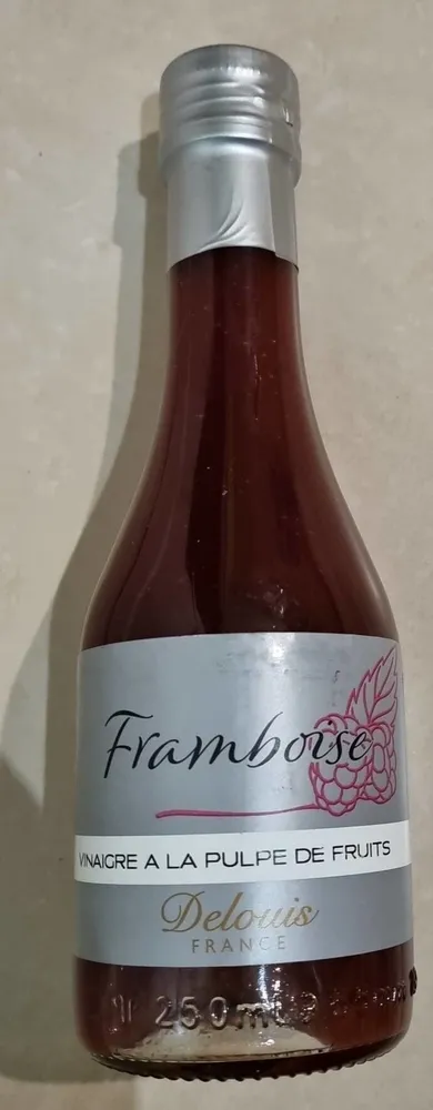 Vinaigre à la pulpe de framboise