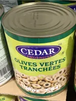 Olives vertes tranchées