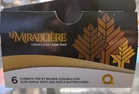 Cornet tire et beurre d'érable pur