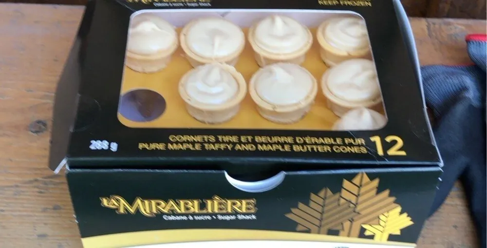 Cornet tire et beurre d’érable pur