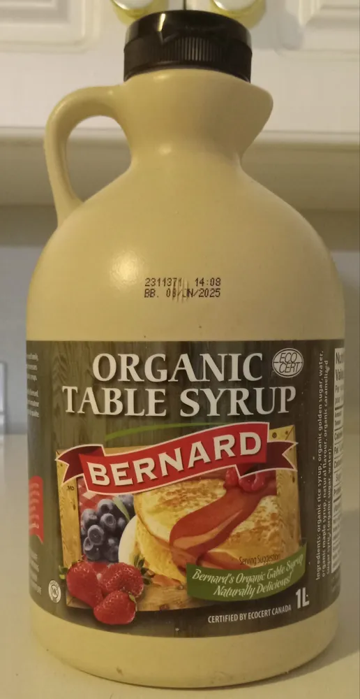 Organic Table Syrup