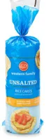 Unsalted rice cakes