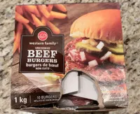 Uncooked Beef Burgers