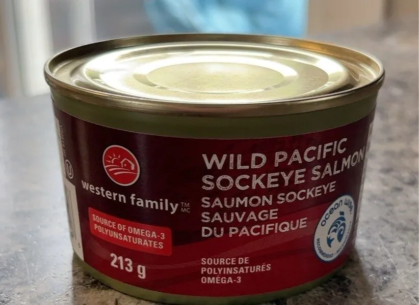 Wild sockeye salmon