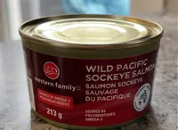 Wild sockeye salmon