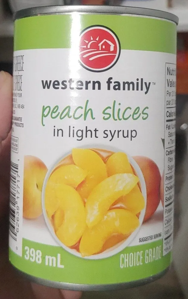 Peach slices
