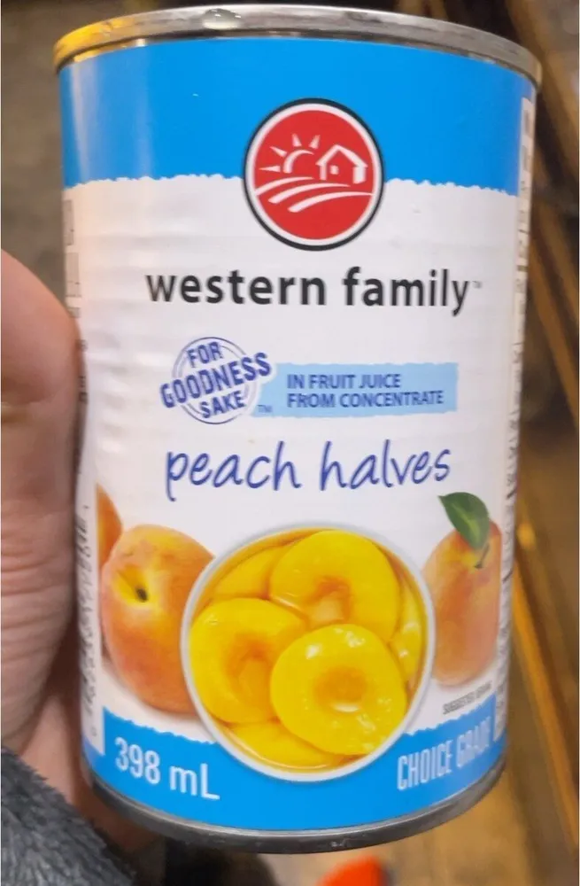 Peach halves