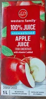 Unsweetened apple juice