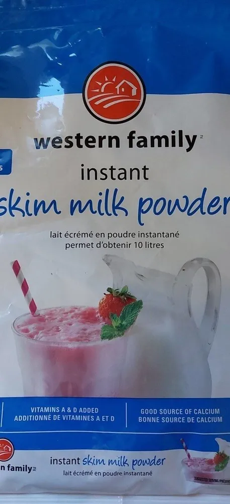 Instant skim milk powder
