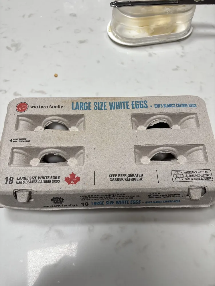 White eggs