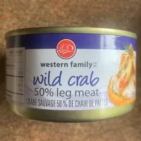 Canned Wild Crab (50% Leg Meat)