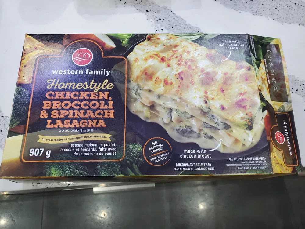 Homestyle Chicken Broccoli & Spinach Lasagna