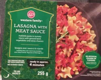 Lasagna with meat sauce