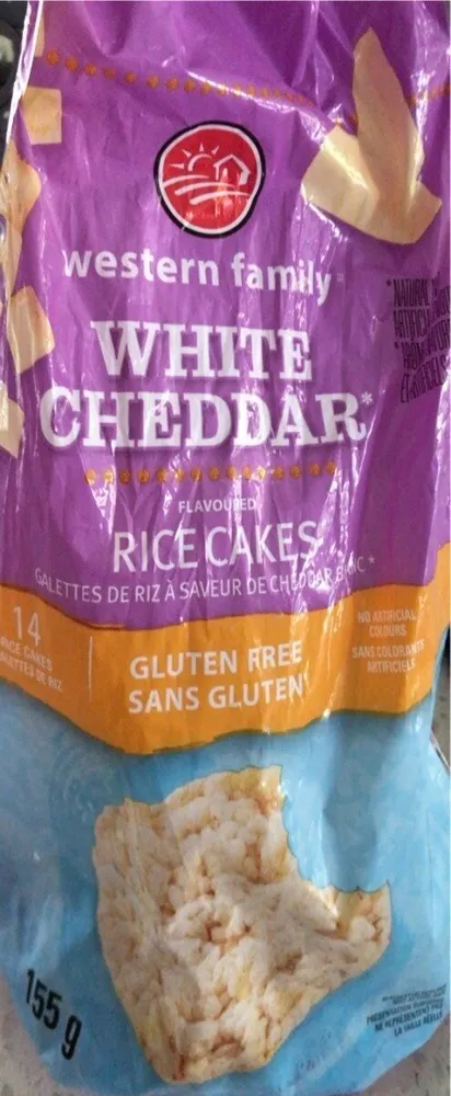 White cheddar - flavoured Rice cakes