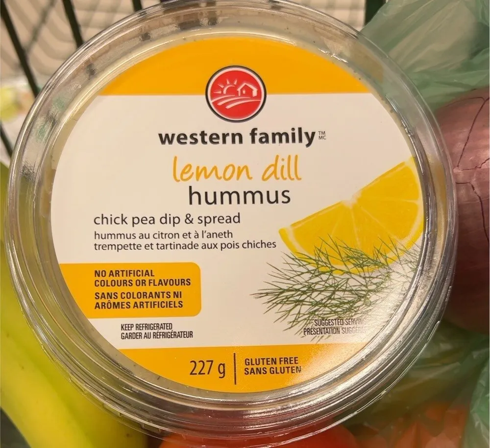 Lemon dill humus