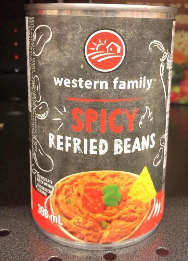 Spicy refried beans