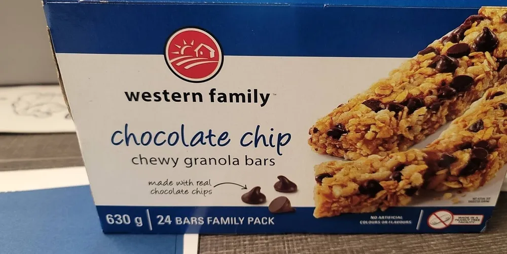 Chocolate Chip Granola Bars