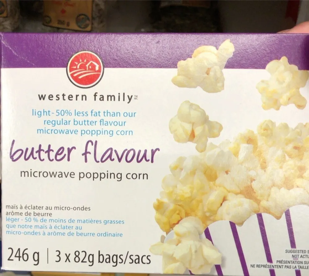 Butter Flavour microwave popping corn