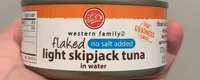 Flaked light skipjack tuna