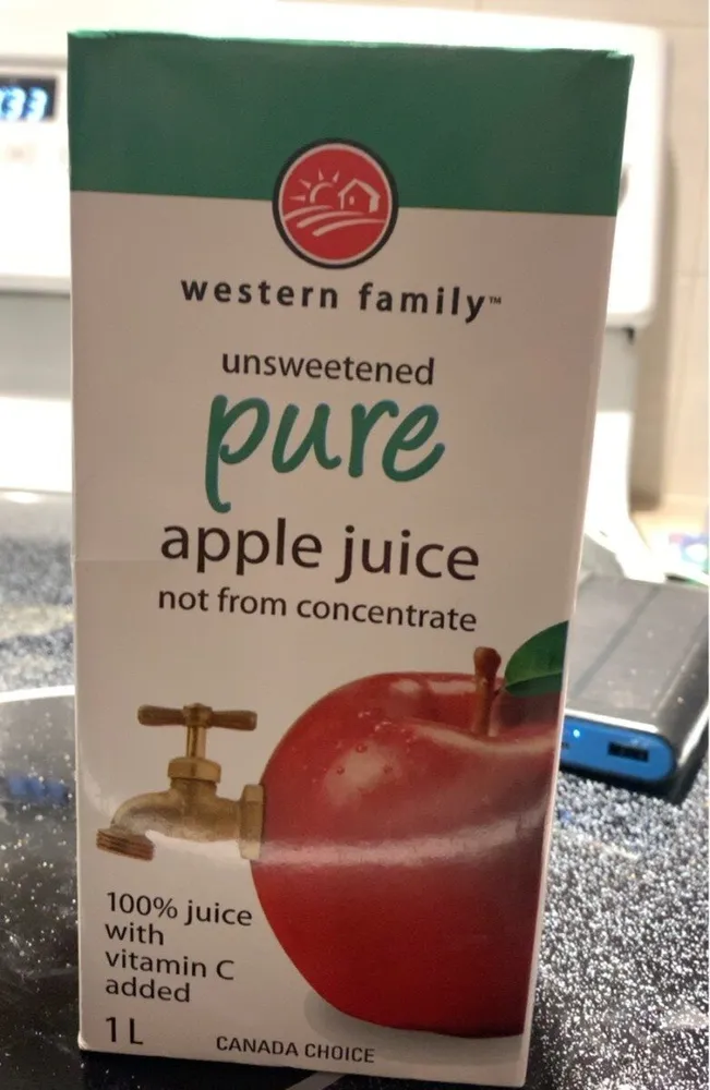 Unsweetened Pure Apple Juice