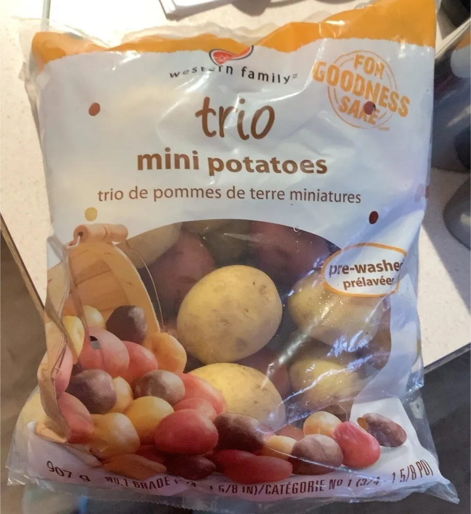 Trio mini potatoes