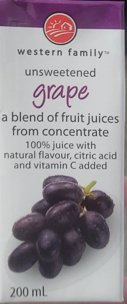 Unsweetened Grape
