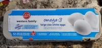 Omega-3 large size white eggs