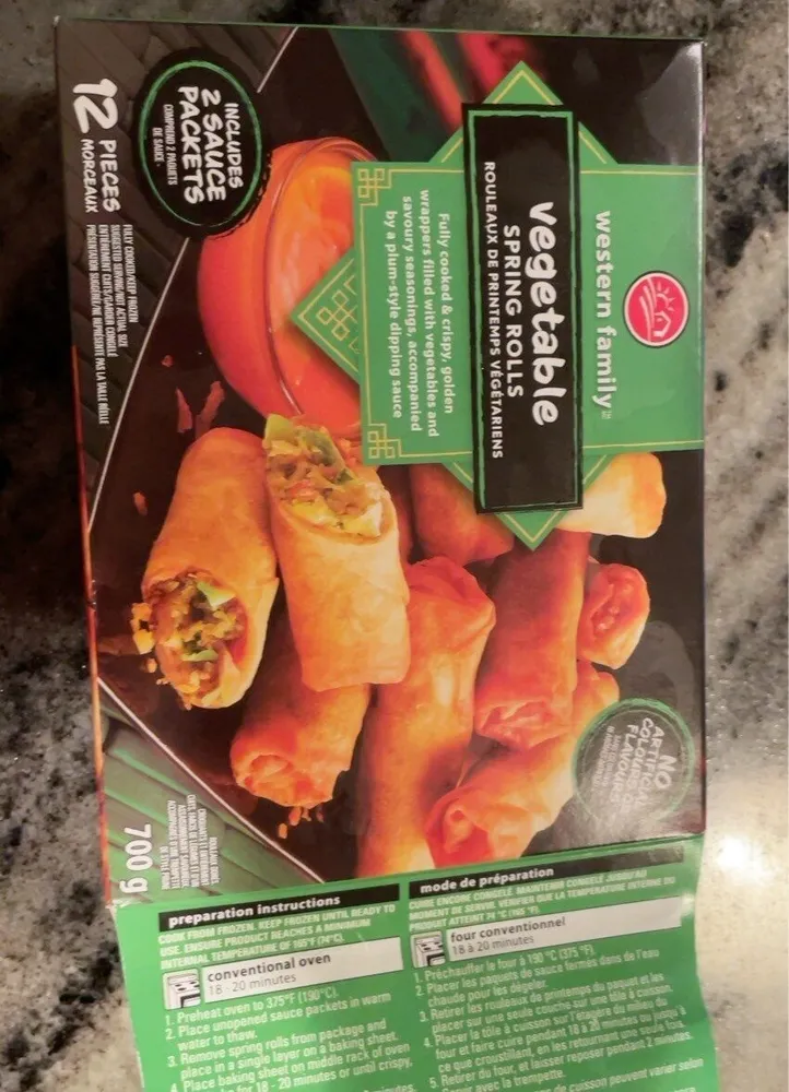 Vegetable springrolls