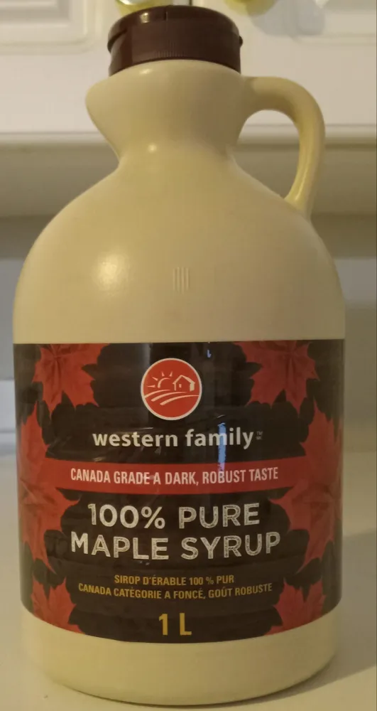 100% Pure Dark Maple Syrup
